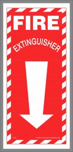 Fire Extinguisher Locator Stickers