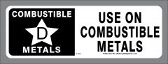 D Fire Extinguisher Use label