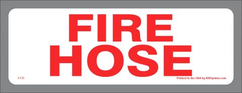 Fire Hose Decal