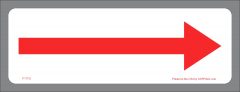 Red Arrow Sticker