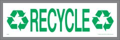 recycling symbol stickers