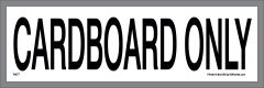 Cardboard Only Stickers