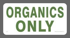 ORGANICS ONLY decal
