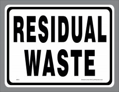 Residual Waste Sticker