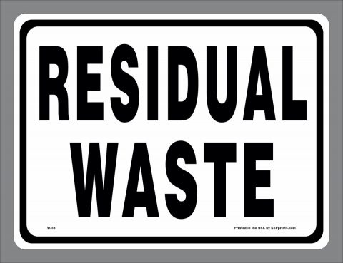 Residual Waste Sticker