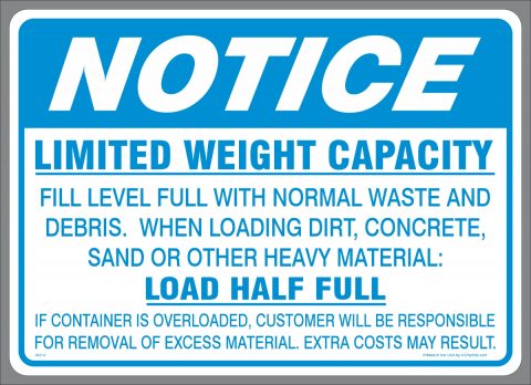 Load Half Full Decal