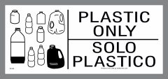 Plastic Only Container Label