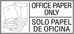 large office paper sticker