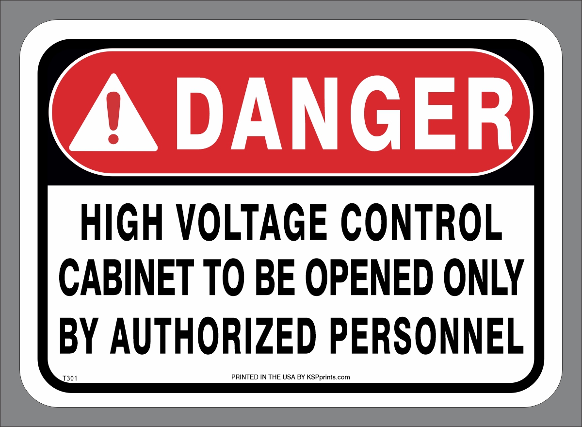 Make This ANSI Danger Label A Part Of Your Electrical Safety