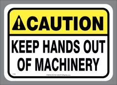 Keep Hands Out Sticker