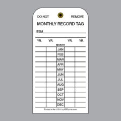 T600D - Stock Plastic Inspection Tag