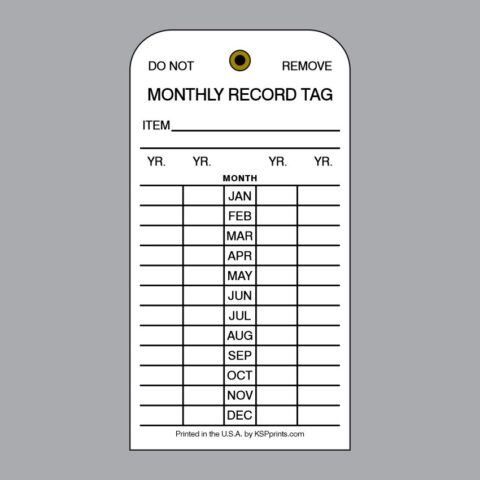 T600D - Stock Plastic Inspection Tag