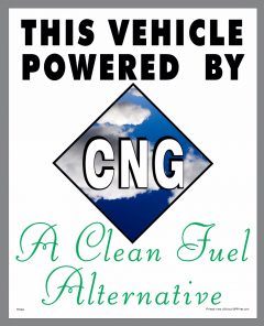 Compressed Natural Gas Sign