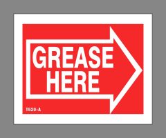 Left hand Grease Stickers