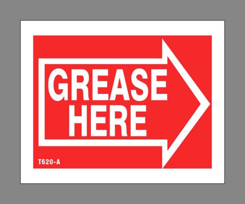 Left hand Grease Stickers