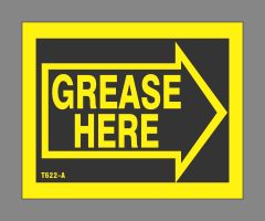 Grease Here Stickers