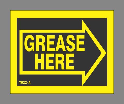 Grease Here Stickers
