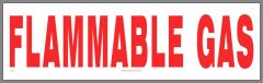 Flammable Gas Sign