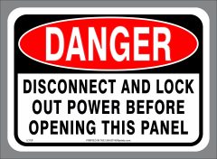 electrical safety stickers like this lockout reminder save lives