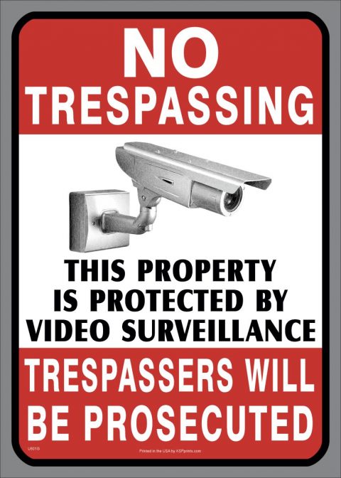 Video Surveillance Sticker