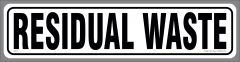 Residual Waste Container Sticker
