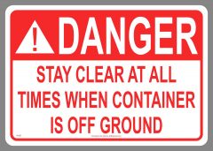 Danger Stay Clear Sticker