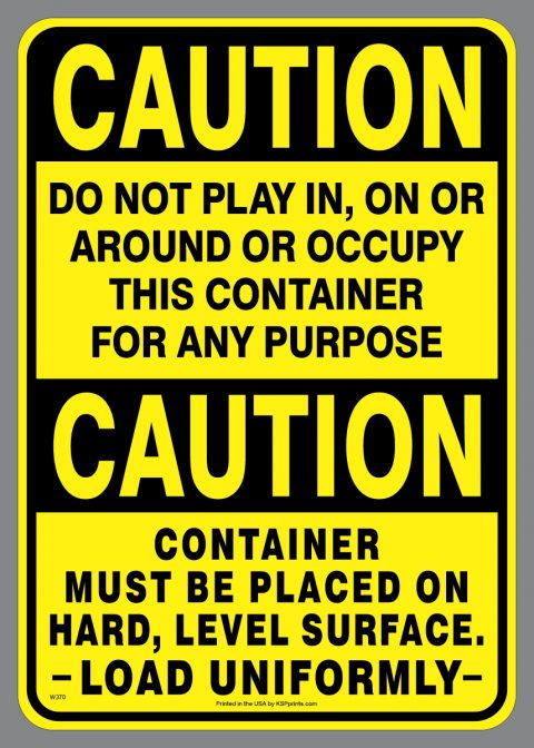 Large No Occupy Sticker