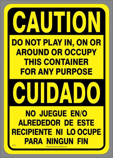 Bilingual Do Not Occupy Decal