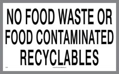 Food Waste and Contaminated Sticker