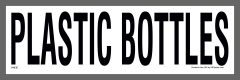 Plastic Bottles Recycling Sticker