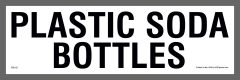 Plastic Soda Bottle Recycling Sticker