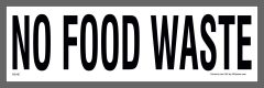 No Food Waste Sticker