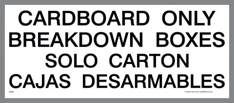 Bilingual Breakdown Boxes Decal