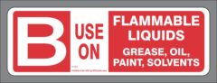 Class B Fire Label