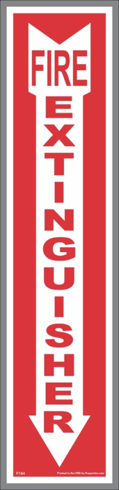 Extinguisher Locator Stickers