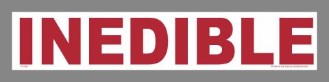 Inedible Labels