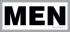 Mens Restroom Sign