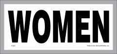 Womens Restroom Sign
