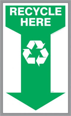 Insert Recycling Below Decals