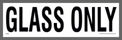 Glass Recycling Sticker