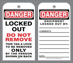 Lockout Tag
