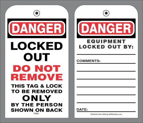 Lockout Tag