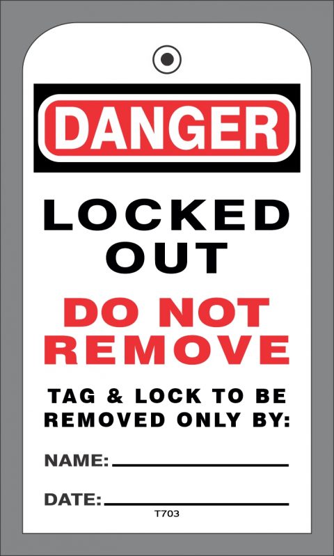 LOTO (Lockout Tagout) Tag