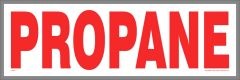 16 Propane Stickers