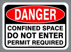confined space stickers