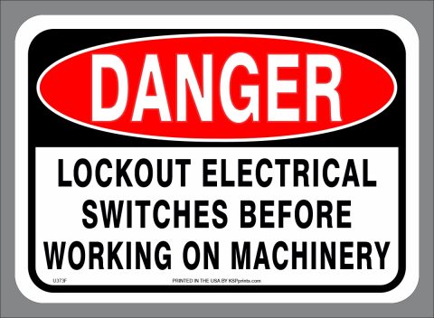 Electrical Lockout Sticker