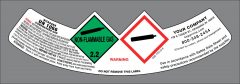 UN1066 Nitrogen label