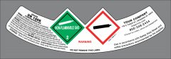 UN1006 Argon GHS style neck label