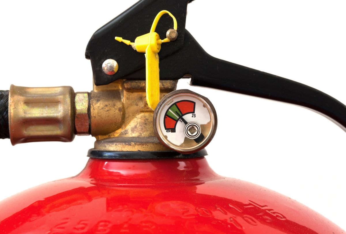 Fire extinguishers require routine maintenance and testing for proper function.