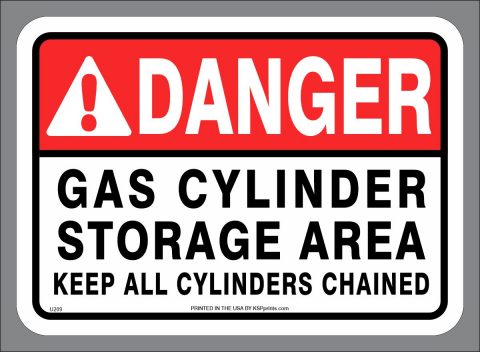 GAS CYLINDER STORAGE AREA